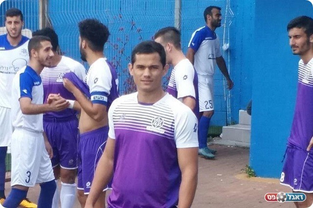 גרשומוב לפני פתיחת המשחק (שלומי והבה)